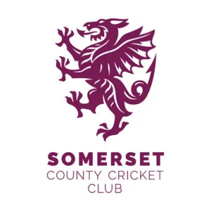 Somerset County Cricket Club logo featuring a dragon