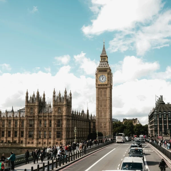 Big Ben and the Houses of Parliament in London